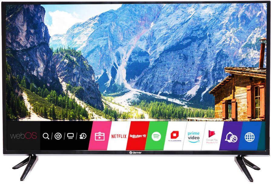 Denver Smart Tv 32 Inch Led Televisie Met Netflix En Youtube Lds3281 Zwart