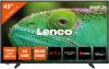 Lenco Led TV LED 4353BK 4K Android Smart TV, 109, 2 cm/43 ", 4K Ultra HD, Smart TV online kopen