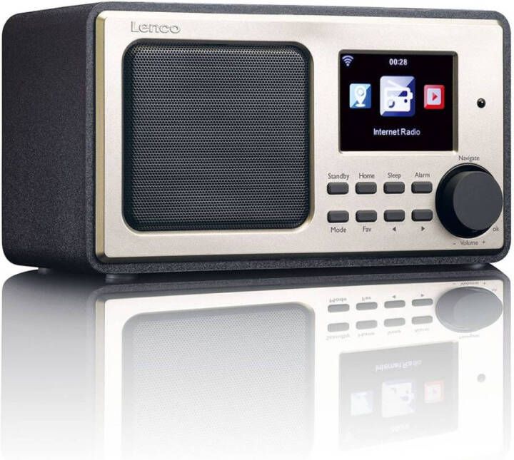 Lenco DIR 100 Internetradio met USB en AUX Zwart