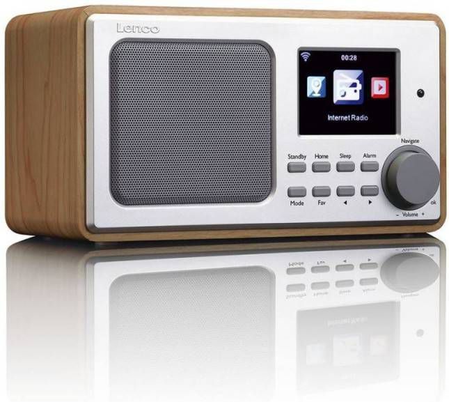 Lenco DIR 100WD Internetradio met USB en AUX Hout