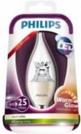 Philips LED lamp E14 4W 250Lm druipkaars helder dimbaar Beige