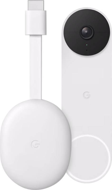 Google Chromecast 4K met TV + Nest Doorbell online kopen