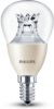 Philips LED lamp E14 6W 470Lm kogel helder dimbaar Beige online kopen