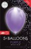 Feestbazaar LED Ballonnen Paars(5st ) online kopen