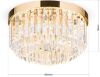 Orion LED plafondlamp Prism, goud, &#xD8, 35 cm online kopen