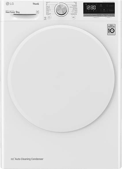 LG Rh80v5av0q Warmtepomp Droger 8kg A++