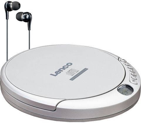 Lenco CD-201 Discman met MP3 en shock-protection Zilver
