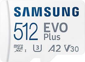 Samsung EVO Plus MicroSDXC Geheugenkaart met Adapter MB MC512KA/EU 512GB